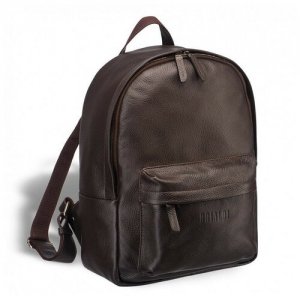 Мужской кожаный рюкзак BRIALDI Pico BR19862EI relief brown. Цвет: коричневый