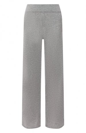 Кашемировые брюки Le Kasha. Цвет: серый