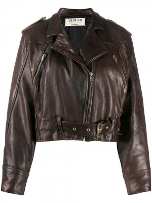 Байкеркая куртка 1980-х годов A.N.G.E.L.O. Vintage Cult. Цвет: коричневый