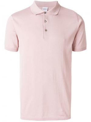 Классическая рубашка-поло Aspesi. Цвет: розовый