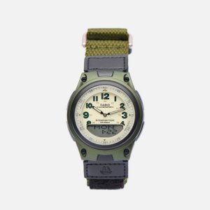 Наручные часы Collection AW-80V-3B CASIO. Цвет: оливковый