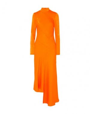 Платье миди HOUSE OF HOLLAND. Цвет: оранжевый