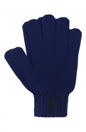 Шерстяные перчатки Off-White. Цвет: синий