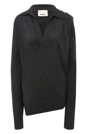 Пуловер из вискозы и шерсти Isabel Marant. Цвет: серый