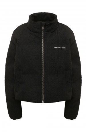Утепленная куртка Les Benjamins. Цвет: чёрный