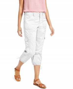 Женские брюки-капри карго, созданные для macy's , белый Style & Co
