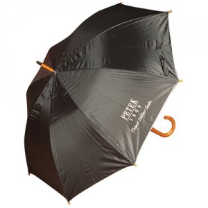 Зонт-трость , черный Petek 1855. Цвет: оранжевый