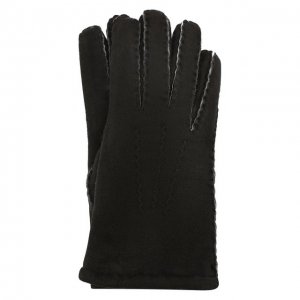 Замшевые перчатки Dents. Цвет: чёрный