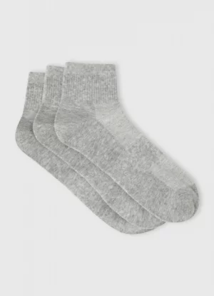 Фитнес-носки, 3 пары, Серый O`Stin. Цвет: серый