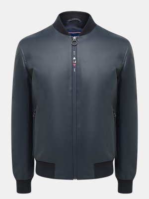 Кожаные куртки Alessandro Manzoni Yachting. Цвет: темно-синий