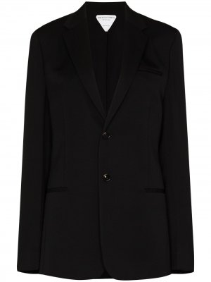 Однобортный пиджак Bottega Veneta. Цвет: черный