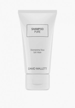 Шампунь David Mallett питательный для сияния волос Shampoo Pure, 50 мл. Цвет: прозрачный