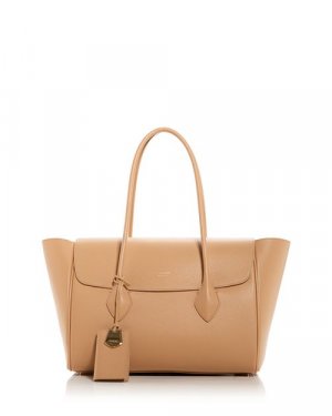 Кожаная сумка для покупок , цвет Tan/Beige Ferragamo