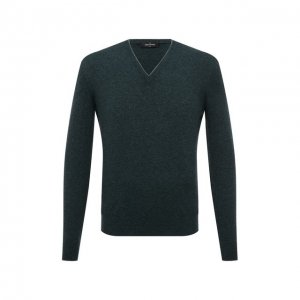 Кашемировый пуловер Gran Sasso. Цвет: зелёный
