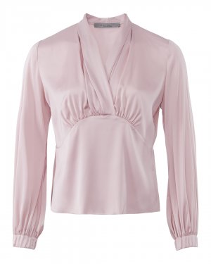 Атласная блуза D.EXTERIOR. Цвет: розовый