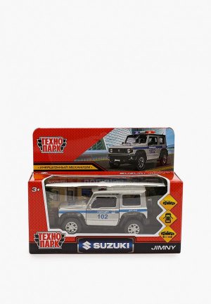 Игрушка Технопарк Suzuki Jimny, полиция, 11,5 см. Цвет: серебряный