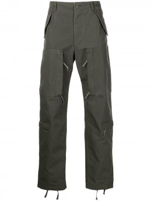 Прямые брюки Aircrew Engineered Garments. Цвет: серый