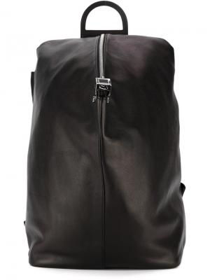 Стилизованный рюкзак Wooyoungmi. Цвет: чёрный