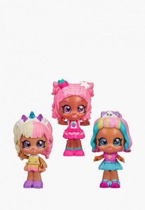 Набор игровой Росмэн Кинди Кидс 3 мини-куклы. ТМ Kindi Kids. Цвет: разноцветный