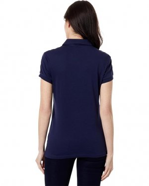 Поло U.S. POLO ASSN. Shoulder Stripe Shirt, цвет Evening Blue