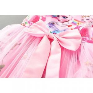 Платье, размер 130, розовый Disney. Цвет: розовый