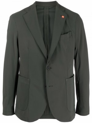 Однобортный пиджак Manuel Ritz. Цвет: зеленый