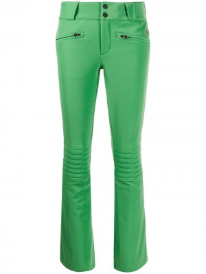 Расклешенные брюки Aurora Perfect Moment. Цвет: зеленый