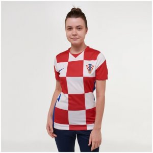 Женская игровая домашняя футболка Nike сборной Хорватии сезон 2020/21. Цвет: белый