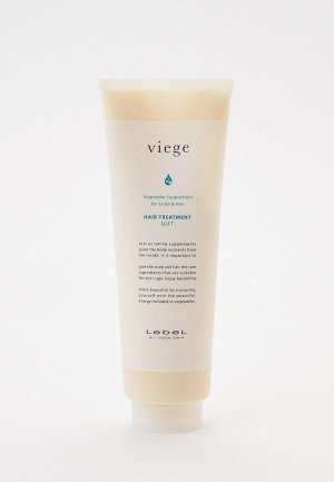Маска для волос Lebel глубокого увлажнения Viege Treatment Soft, 240 мл. Цвет: прозрачный