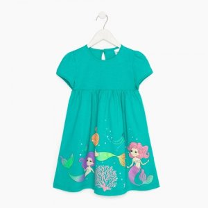 Платье , размер 32, зеленый Ивашка. Цвет: зеленый