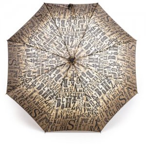 Зонт , серый, коричневый Airton