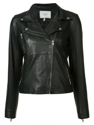 Байкерская куртка Just Female. Цвет: чёрный