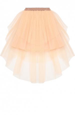 Пышная многослойная юбка Jean Paul Gaultier. Цвет: розовый