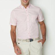 Рубашка с короткими рукавами R essentiel. Цвет: розовый