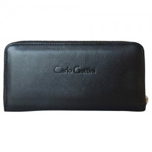 Кожаный кошелек Artena black (арт. 7701-01) Carlo Gattini