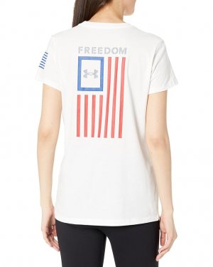Футболка New Freedom Flag T-Shirt, цвет White/Royal Under Armour