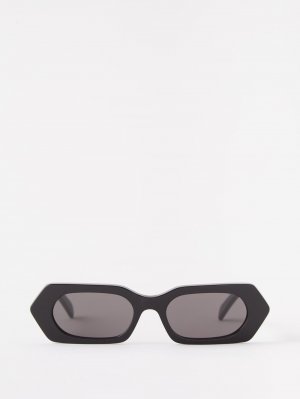 Шестиугольные солнцезащитные очки из ацетата , черный Celine Eyewear