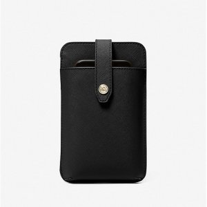 Сумка кросс-боди Michael Kors Saffiano Leather Smartphone, черный