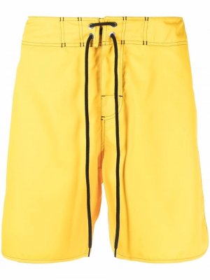 Плавки-шорты с кулиской Jil Sander. Цвет: желтый