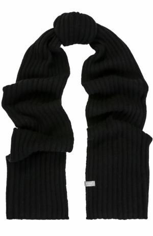 Кашемировый шарф FTC. Цвет: чёрный