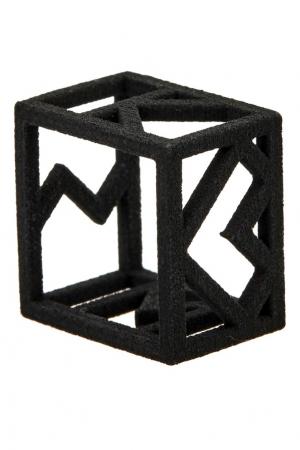 Черное кольцо с фигурными элементами Belki Rings. Цвет: черный