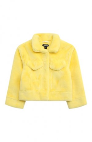 Куртка Carmen Sasha Kim. Цвет: жёлтый