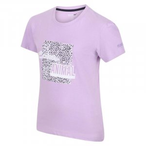 Детская прогулочная рубашка с короткими рукавами Bosley V — фиолетовый REGATTA, цвет rosa Regatta