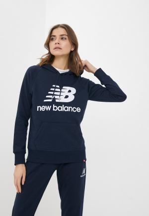 Худи New Balance NB Essentials Pullover Hoodie. Цвет: синий