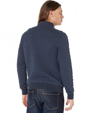 Пуловер Epic Quilted Fleece Pullover, цвет Navy Melange Faherty