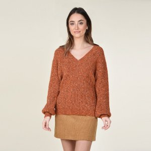 Пуловер MOLLY BRACKEN. Цвет: оранжевый