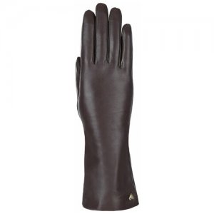 Перчатки, натуральная кожа, Fabretti 12.94-2 brown. Цвет: коричневый