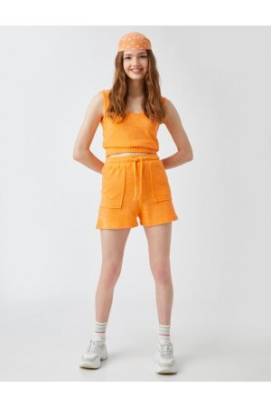 Полотенце-шорты из хлопка, оранжевый Koton