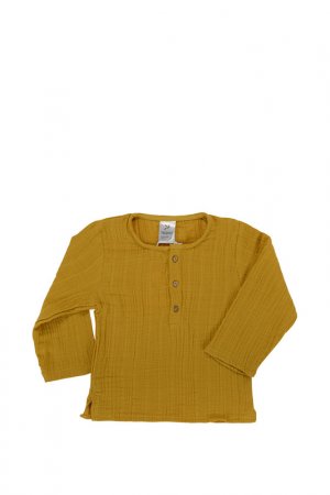 Рубашка Tkano. Цвет: желтый