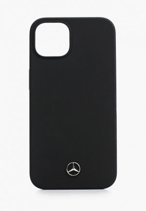 Чехол для iPhone Mercedes-Benz 13, Liquid silicone Hard Black. Цвет: черный
